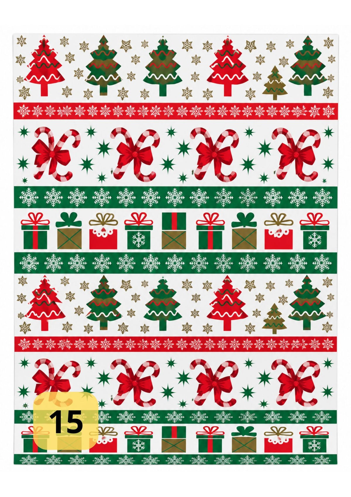 Papel de regalo navideño