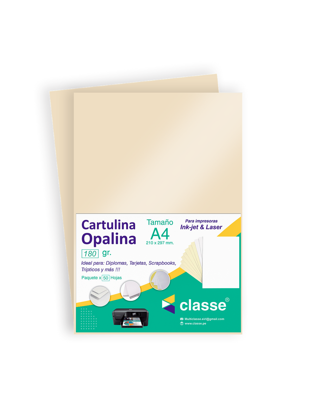 Cartulina Opalina 180 gr