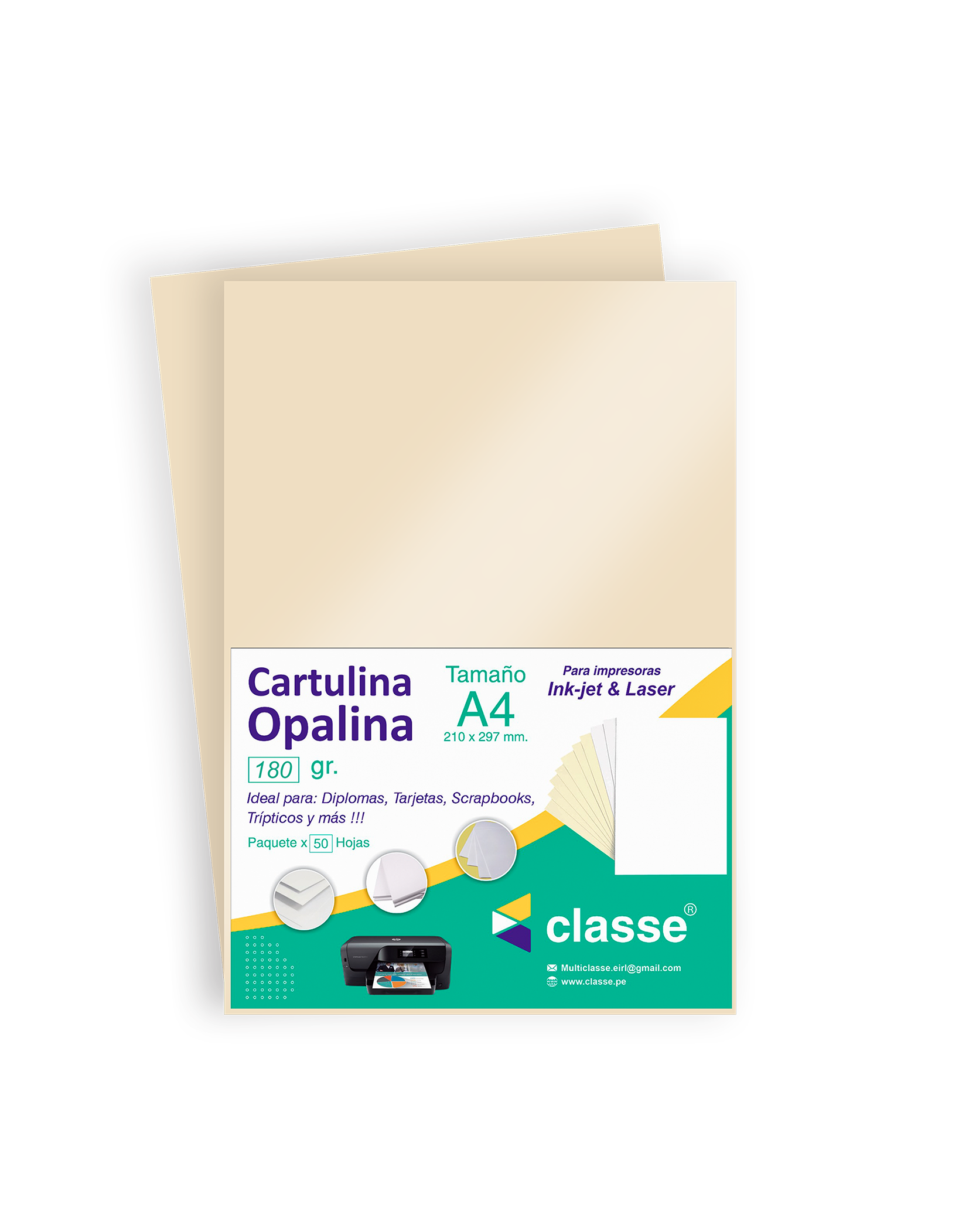 Cartulina Opalina 180 gr