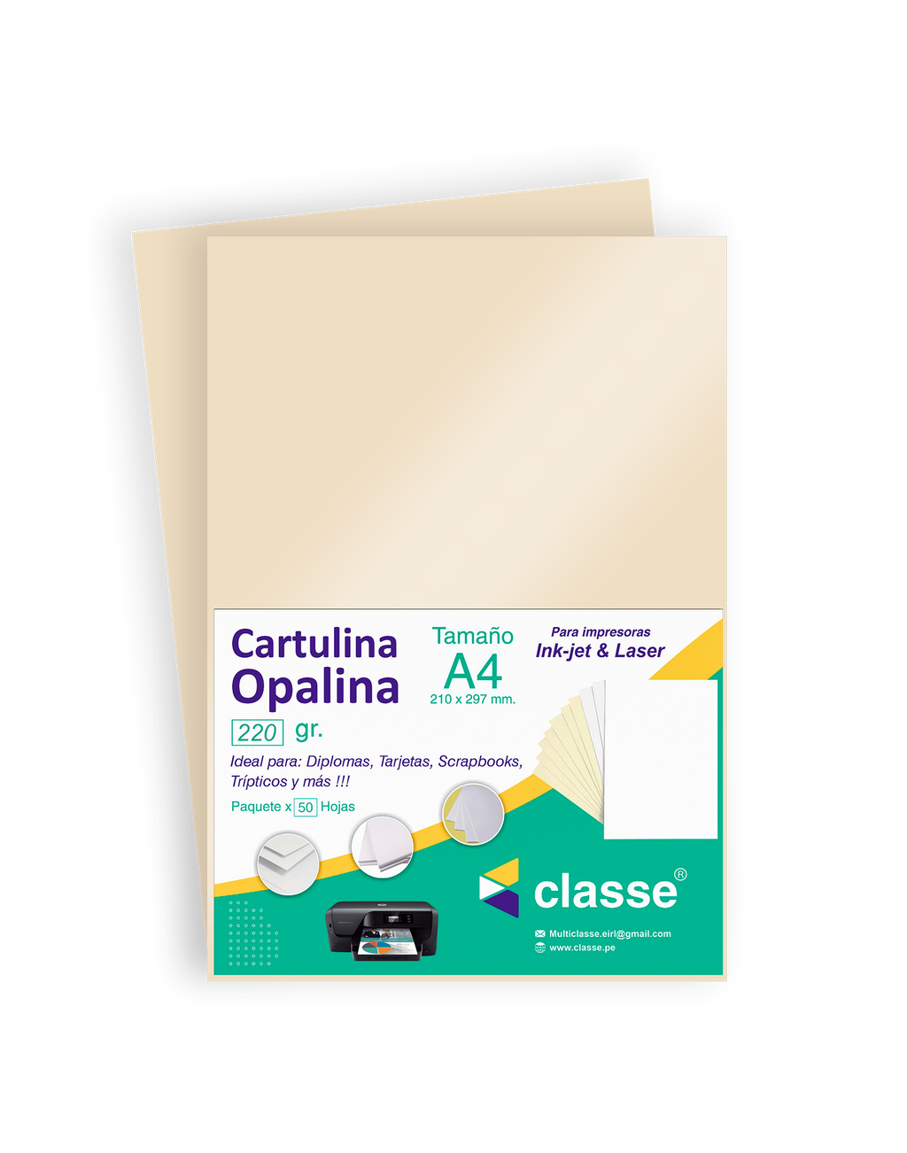 Cartulina Opalina 220 g