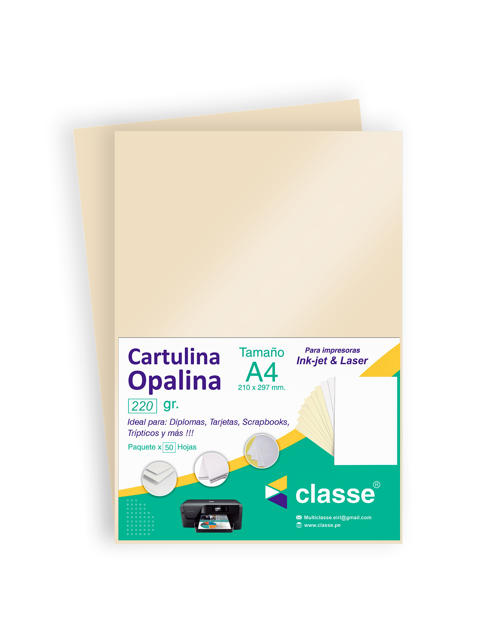 Cartulina Opalina 220 g