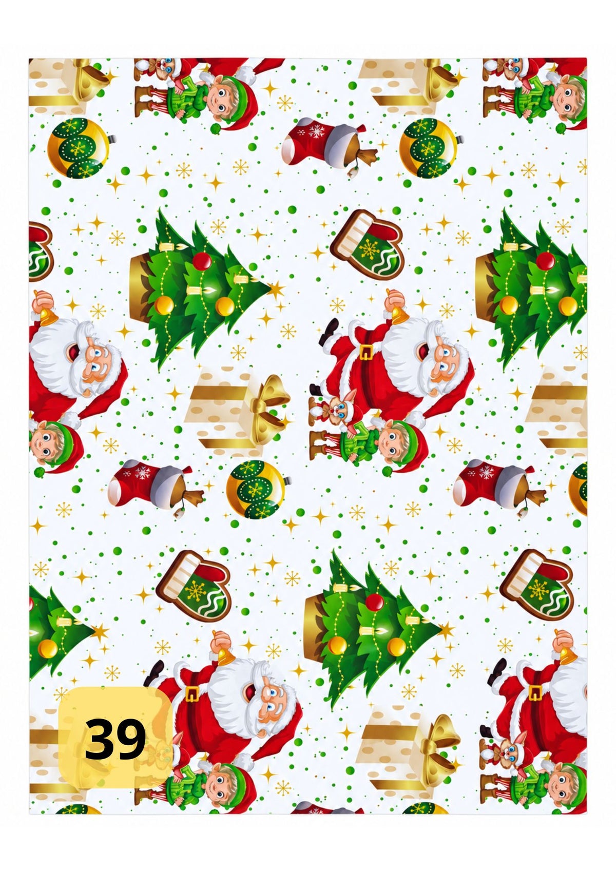 Papel de regalo navideño