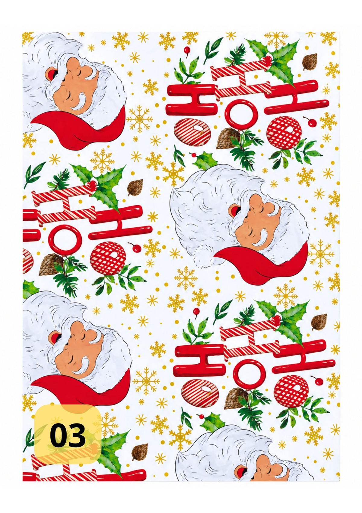 Papel de regalo navideño