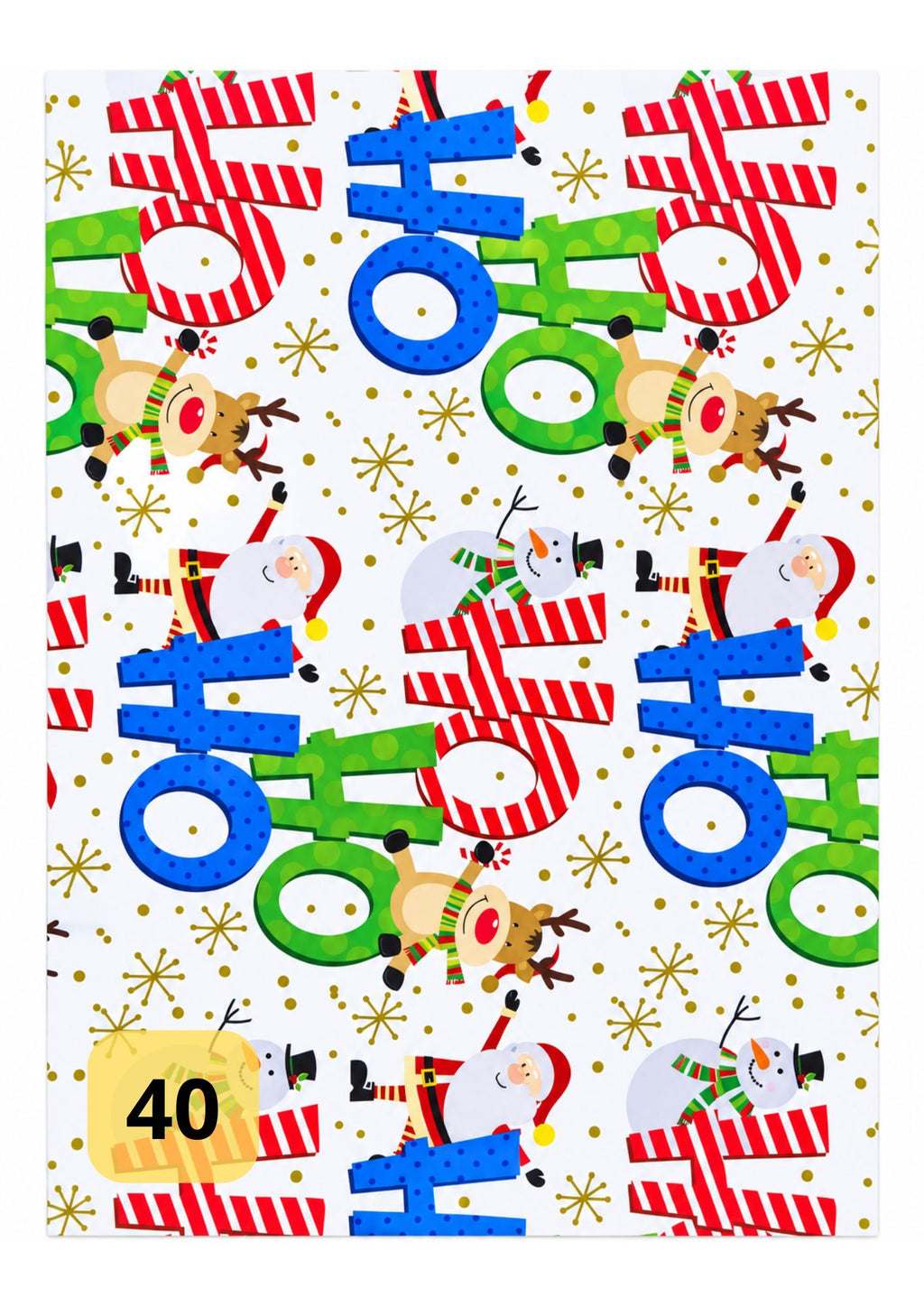Papel de regalo navideño