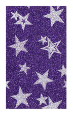 Cartulina Escarchada Glitter Decorada