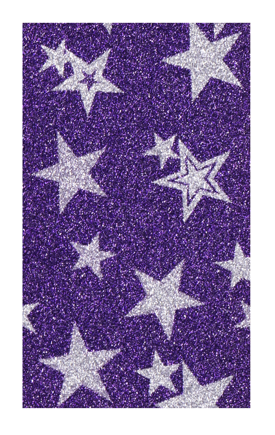 Cartulina Escarchada Glitter Decorada