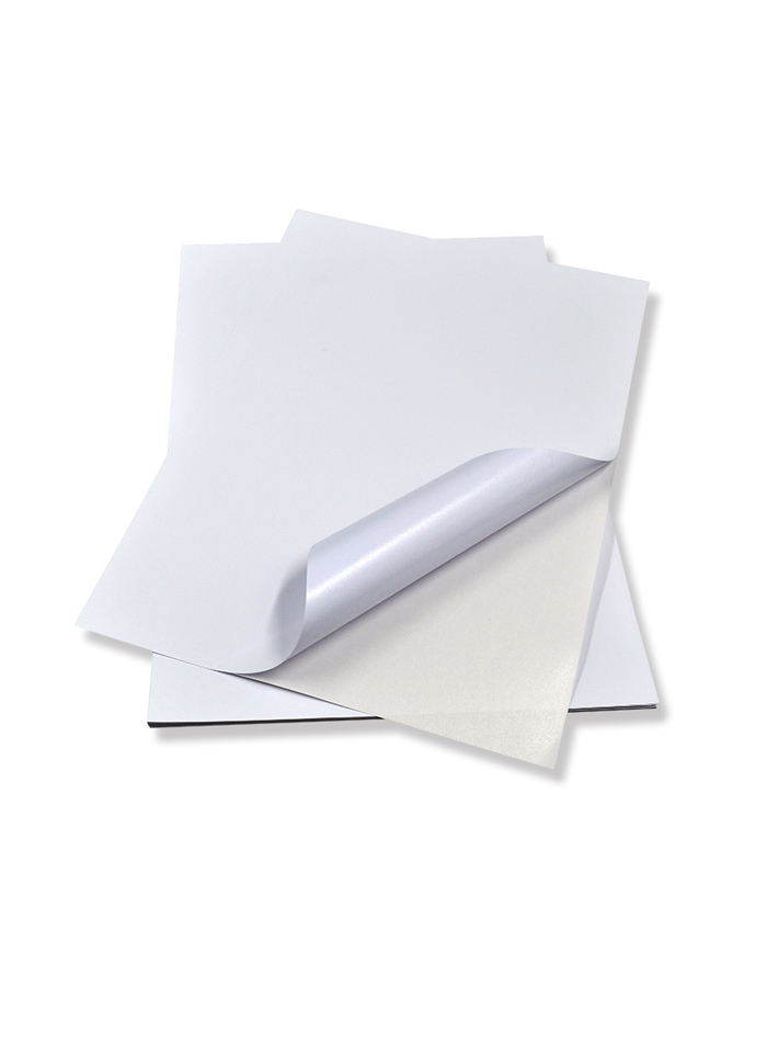 Papel Fotográfico Brillo con Adhesivo A4 - 90gr