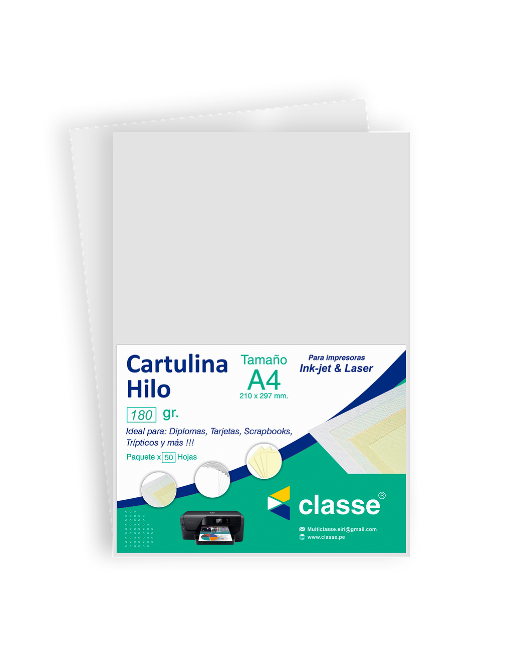 Cartulina Hilo 180 gr