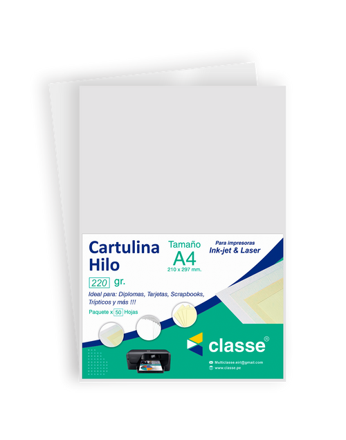 Cartulina Hilo - 220g