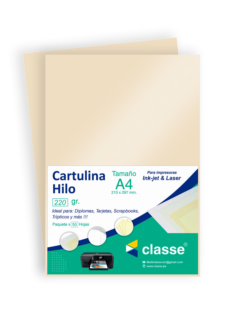 Cartulina Hilo - 220g