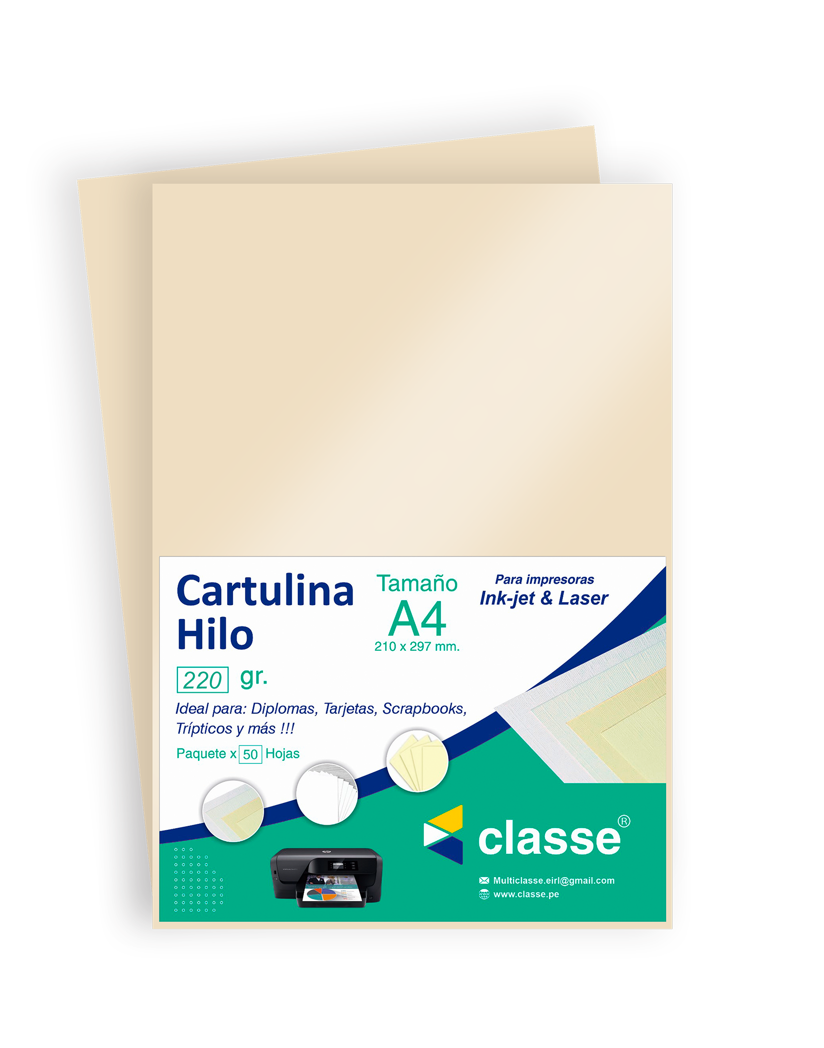 Cartulina Hilo - 220g