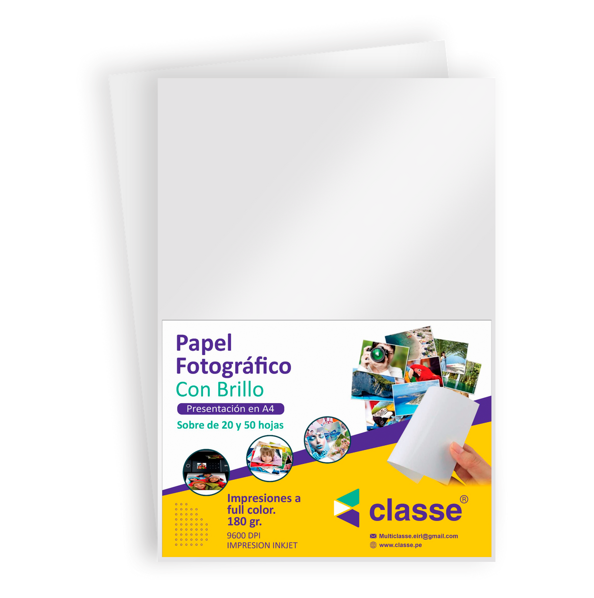 Papel Foto Brillo A3 - 180g