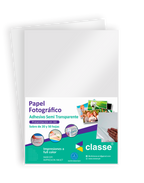 Papel Fotográfico Semi transparente con adhesivo
